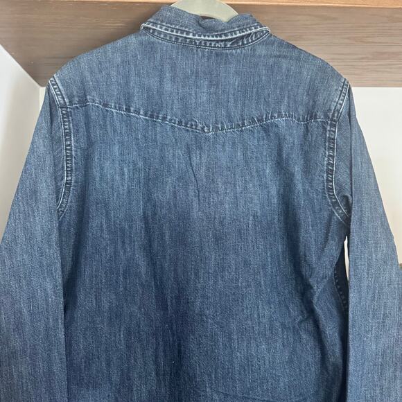 Gap 1969 Denim Button Down with Pearl Snaps - Picture 4 of 6